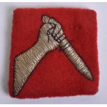 WW2 19th Indian Infantry Division Cloth Formation Sign