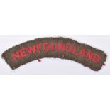 Newfounfland Cloth Shoulder Title