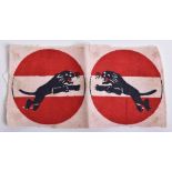 WW2 34th Indian Corps Cloth Formation Signs