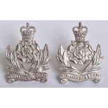 EIIR Intelligence Corps Officers Collar Badges