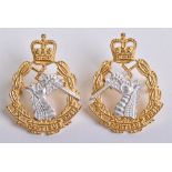 EIIR Royal Army Dental Corps Officers Collar Badges