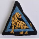 WW2 26th Indian Infantry Division Cloth Formation Sign