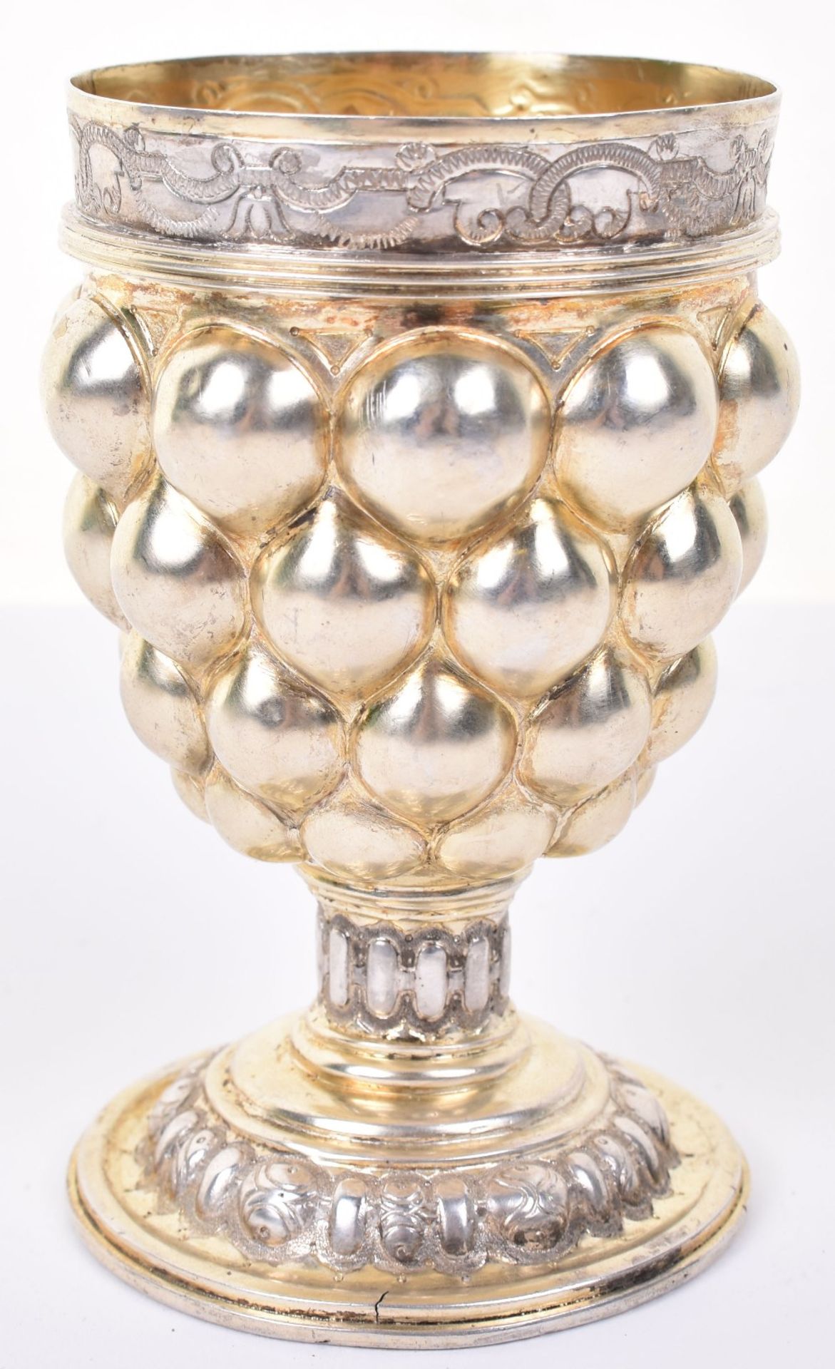 A Continental silver goblet - Image 2 of 4