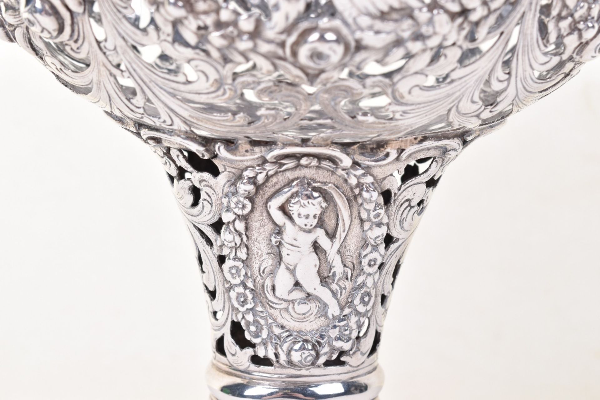 A 19th century German silver (.800) sweet basket - Image 3 of 6