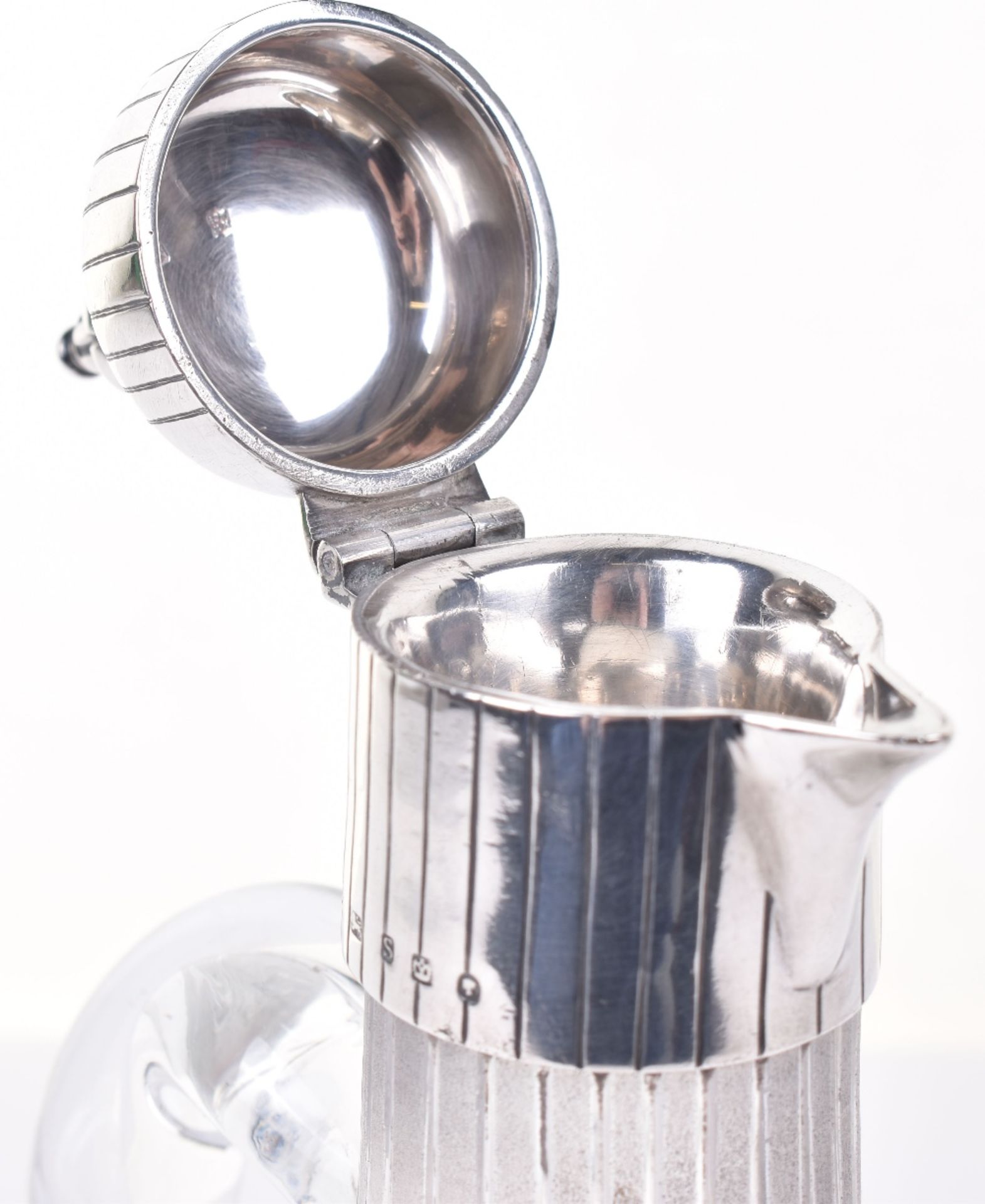 A Victorian silver mounted claret jug, by Henry Wilkinson & Co, Sheffield 1885 - Image 5 of 6