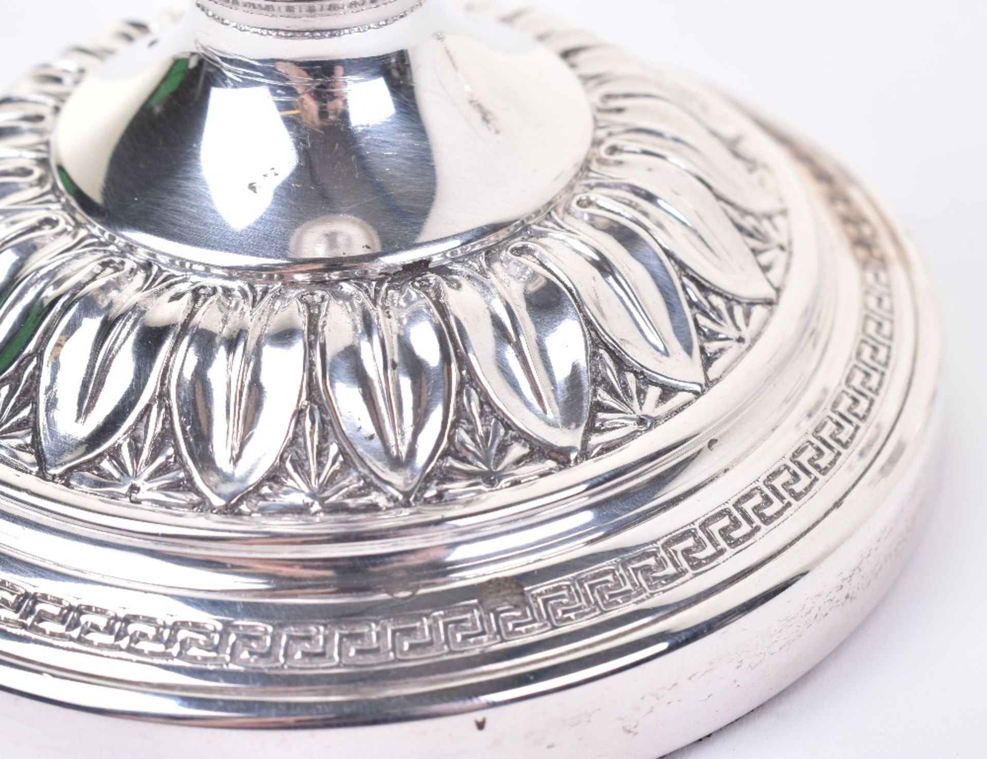 A pair of 20th century silver candlesticks, Birmingham 1998 - Image 4 of 5