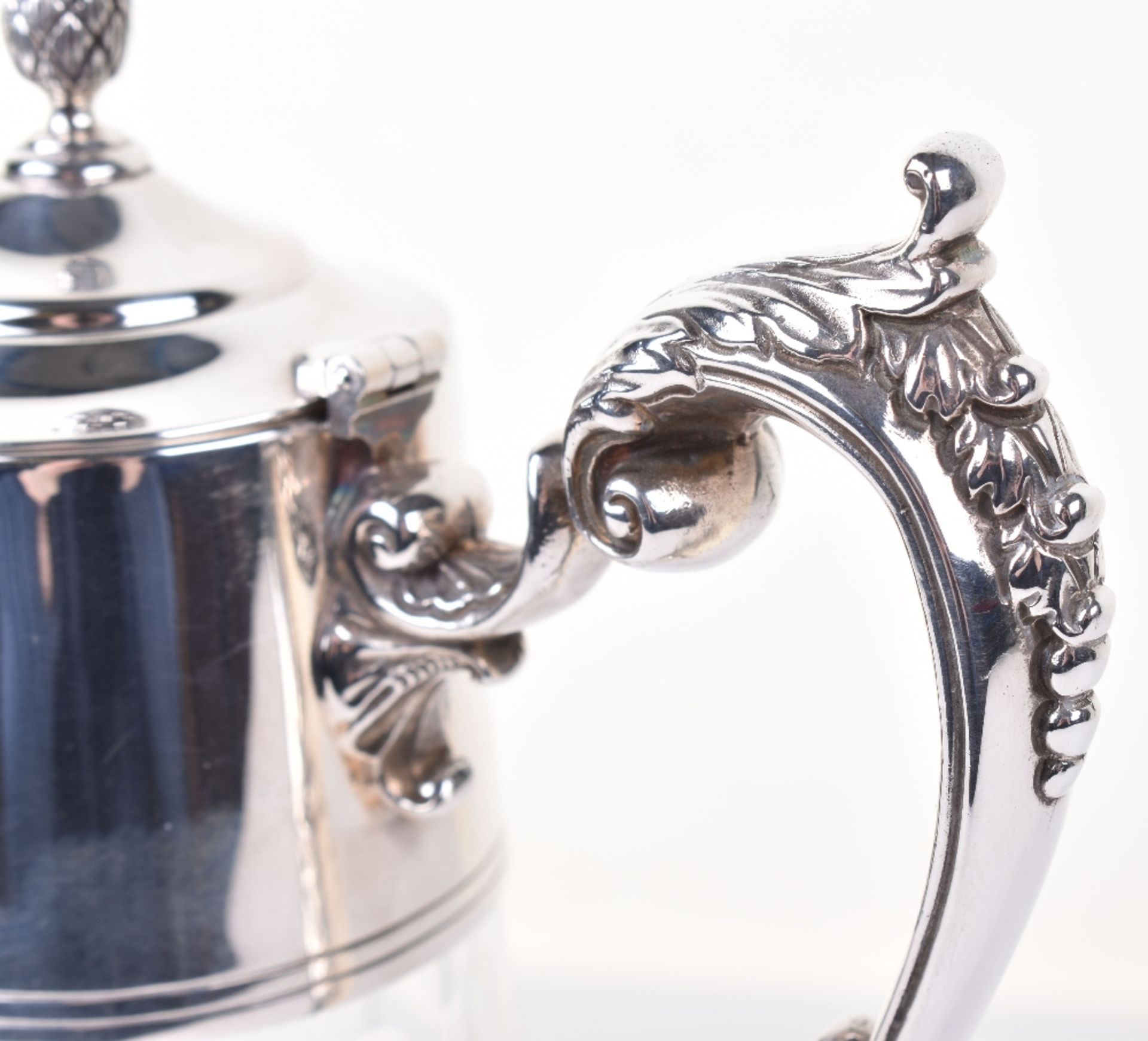 A modern silver mounted claret jug, London 2000 - Image 5 of 7