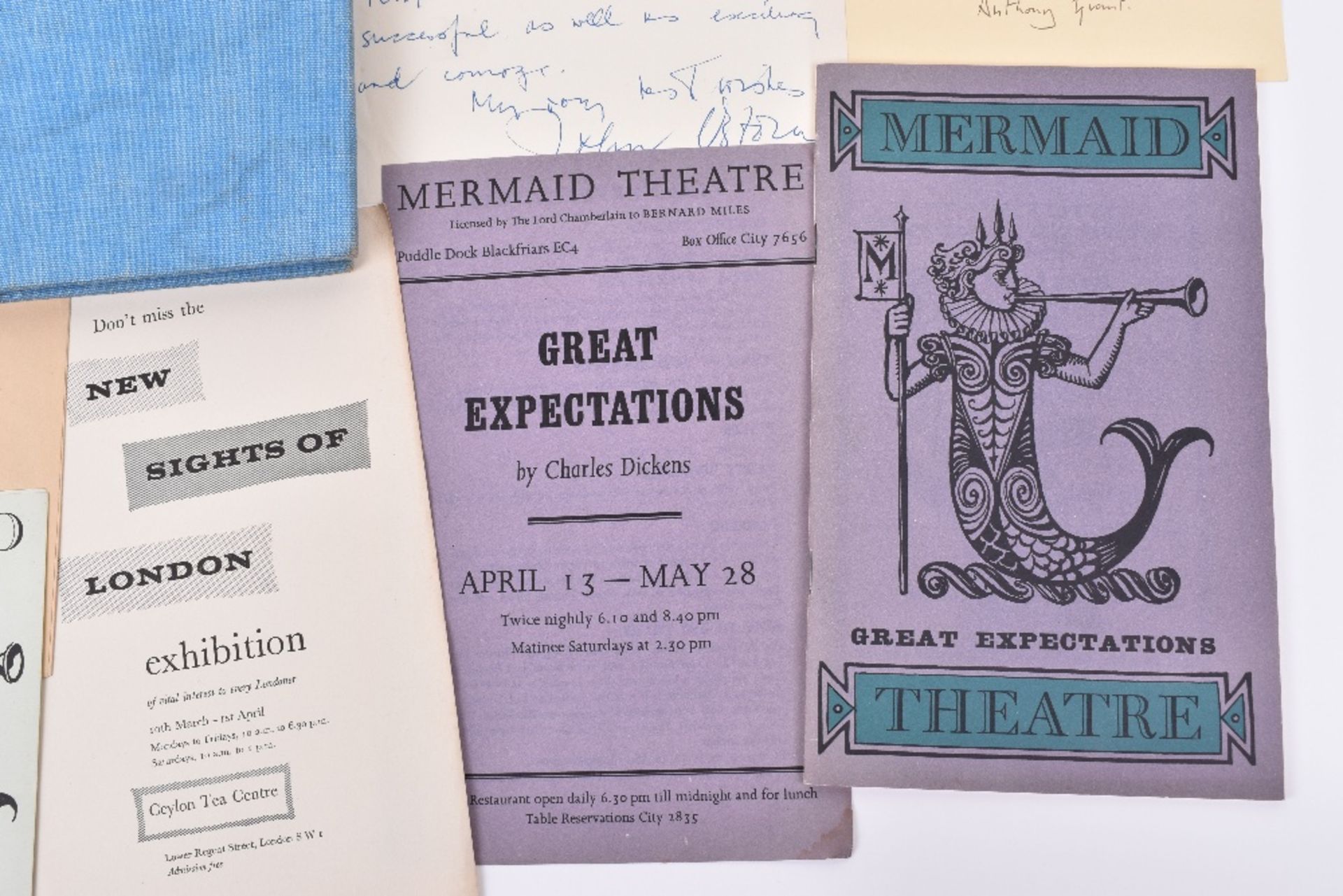 A number of typed and handwritten personal letters relating to the opening of the Mermaid Theatre - Image 7 of 9