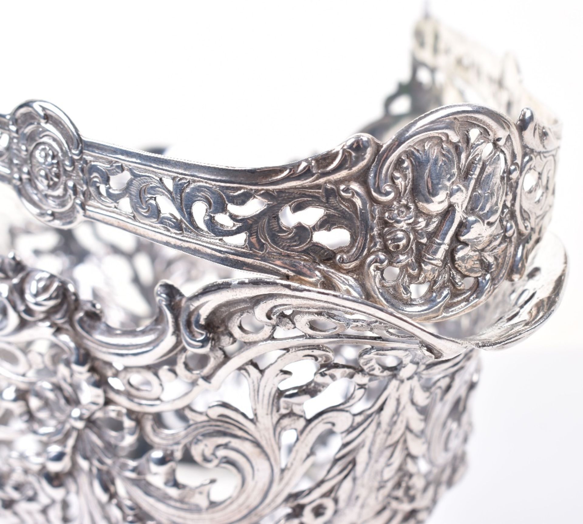 A 19th century German silver (.800) sweet basket - Image 6 of 6