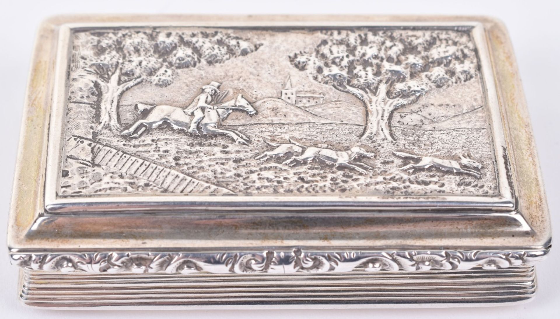 A William IV silver snuff box, by Francis Clarke, Birmingham 1833