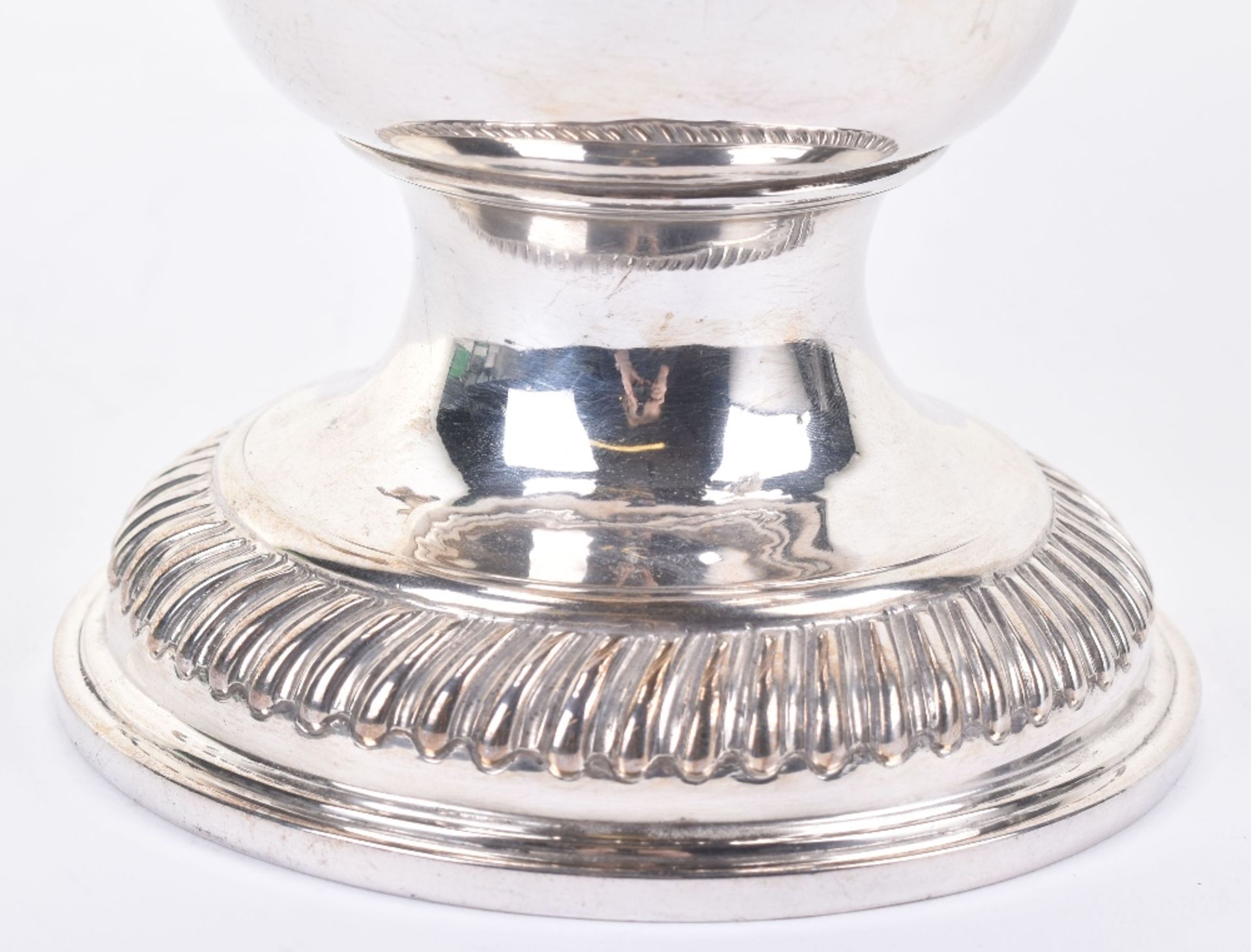 A George III silver trophy cup and cover, 1771, by James King I - Image 9 of 12