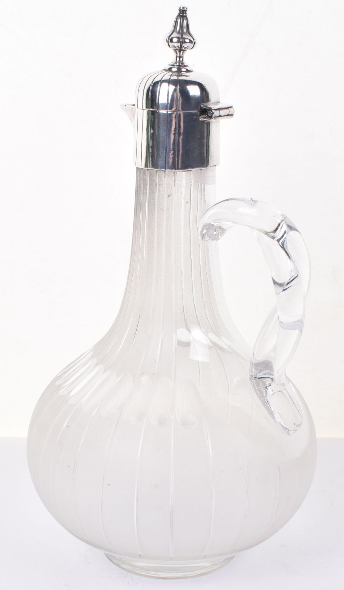 A Victorian silver mounted claret jug, by Henry Wilkinson & Co, Sheffield 1885 - Image 2 of 6