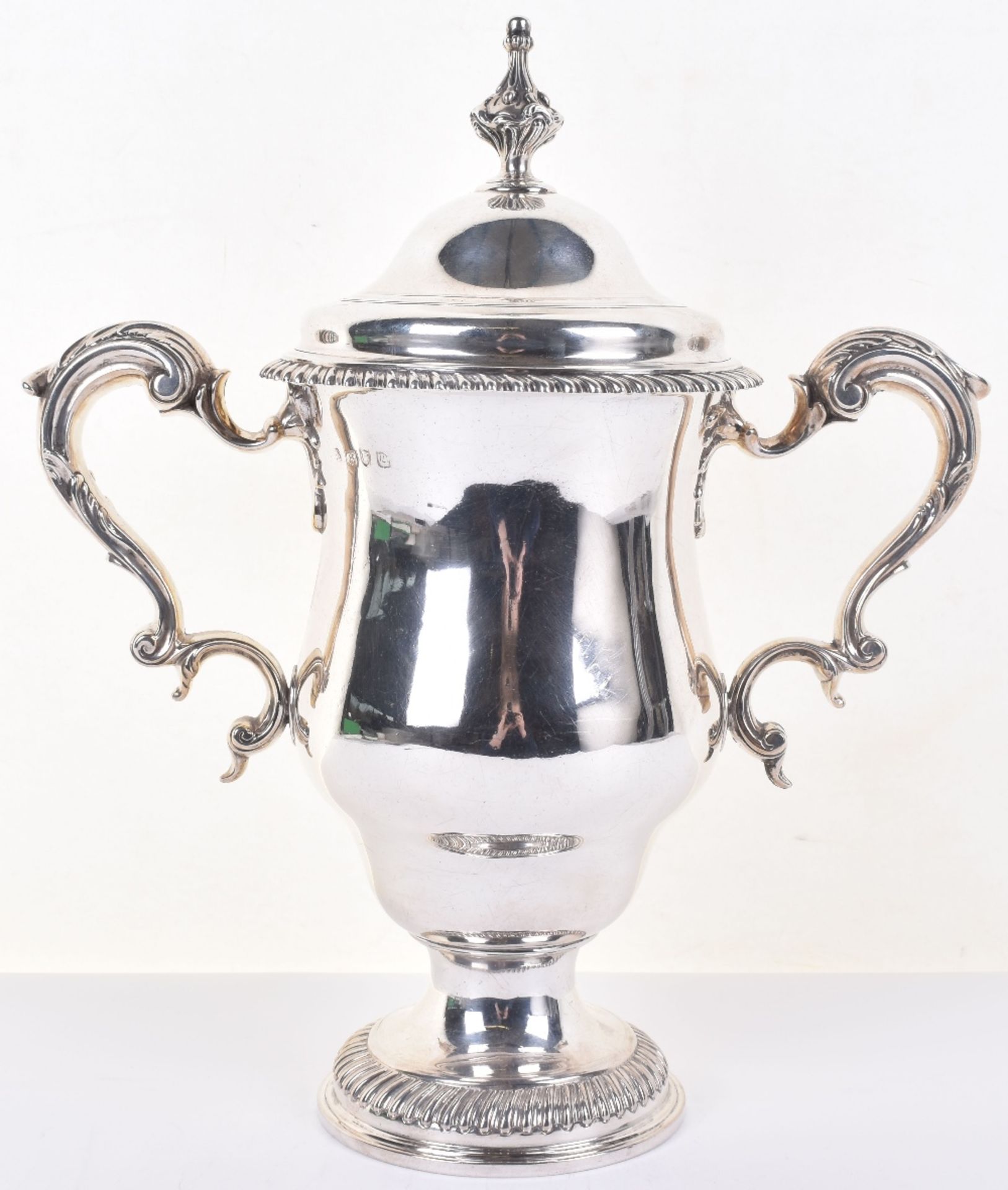 A George III silver trophy cup and cover, 1771, by James King I - Image 2 of 12