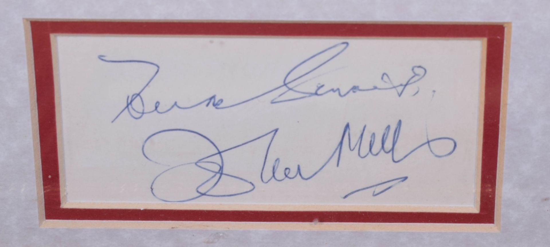 Grouping of Framed Autographs of Actors from Zulu Dawn (1979) - Image 6 of 7