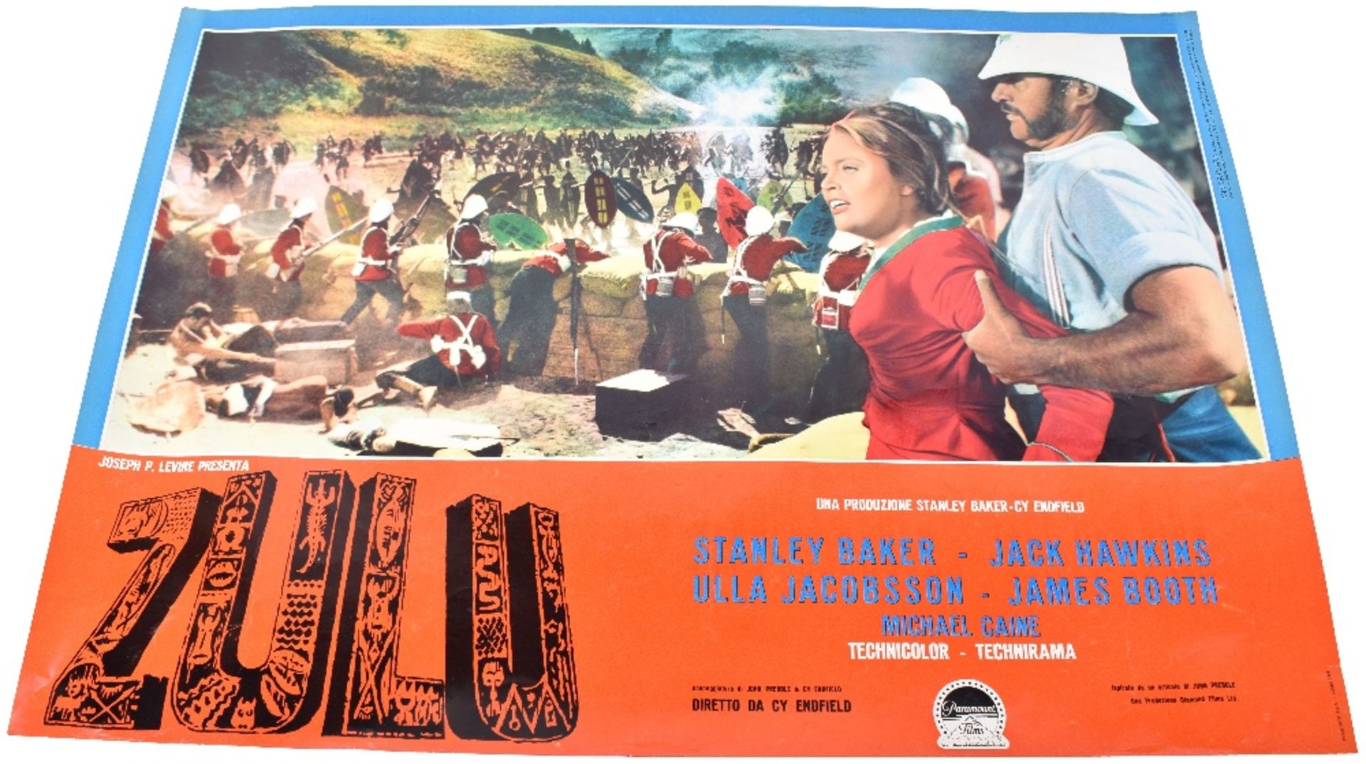 12x Zulu Motion Picture (1964) Lobby Posters