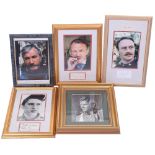 Grouping of Framed Autographs of Actors from Zulu Dawn (1979)