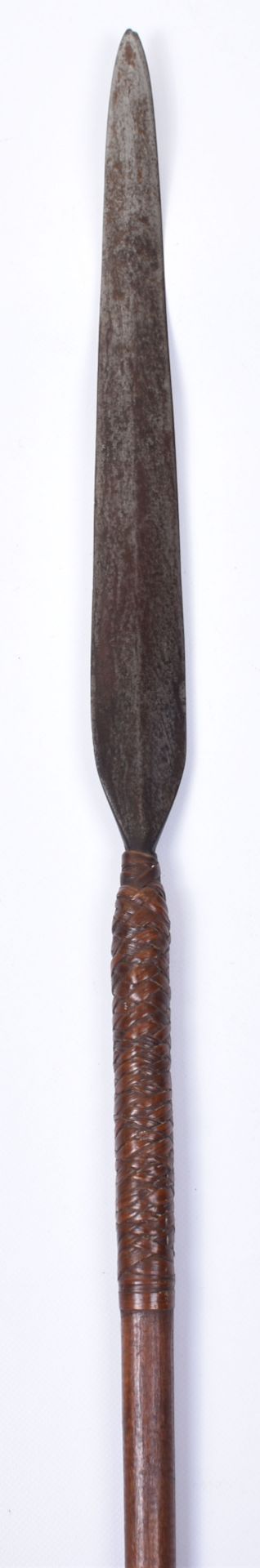 Large Early Zulu Warriors Spear “Assegai” - Image 6 of 10