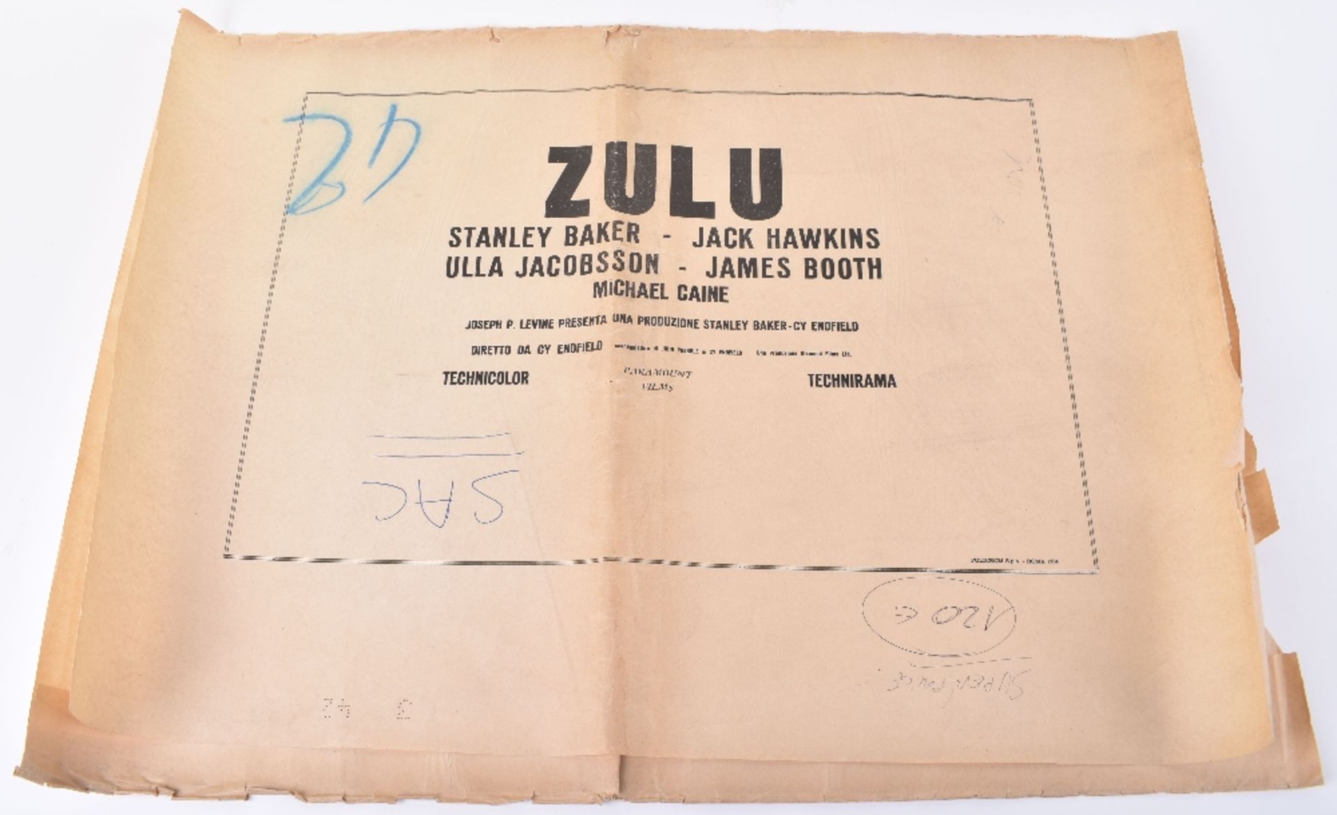 12x Zulu Motion Picture (1964) Lobby Posters - Image 14 of 14