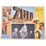 6x Zulu Motion Picture (1964) Lobby Cards