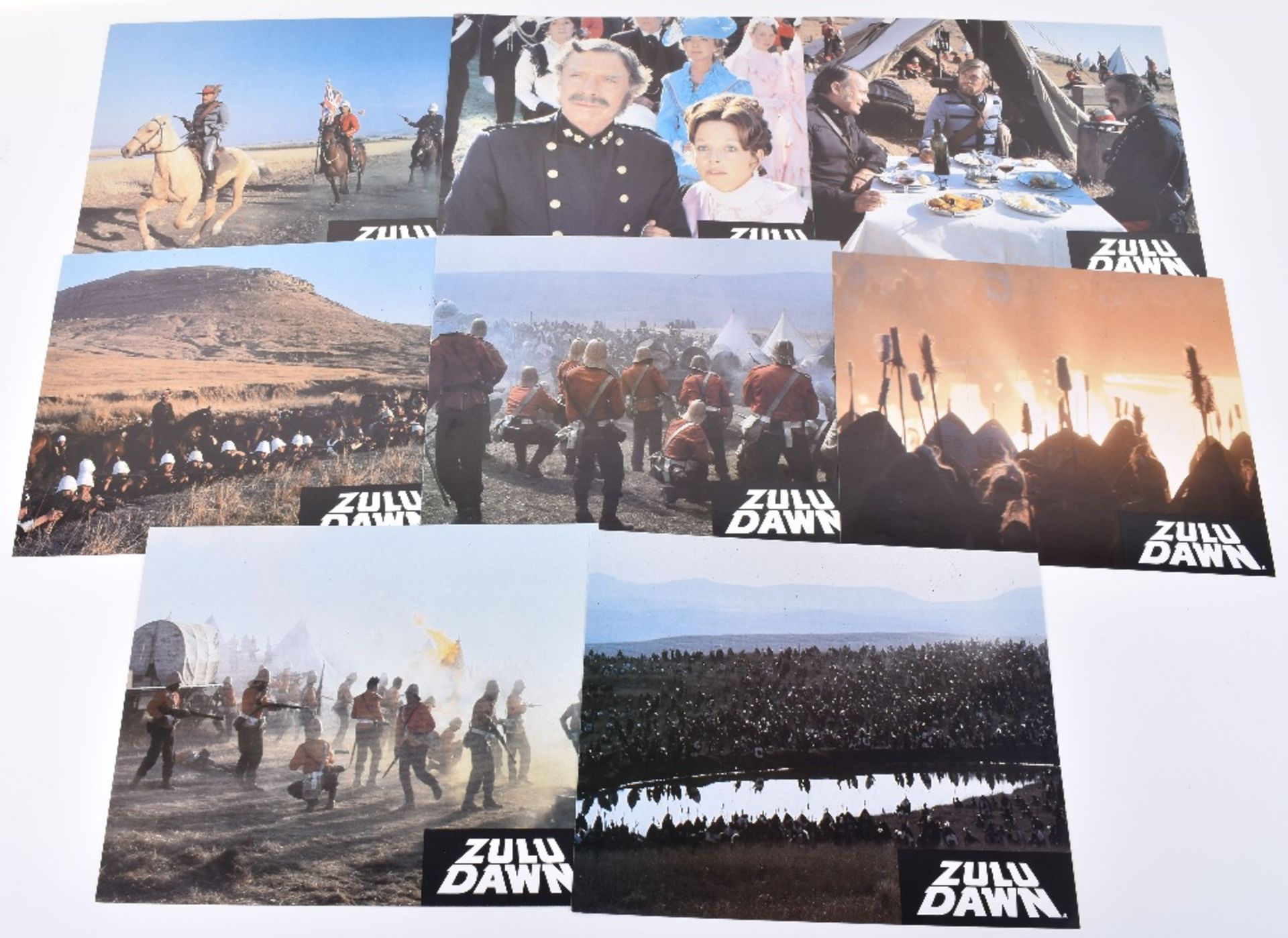 8x Front of House / Lobby Cards for the Motion Picture Zulu Dawn (1979) - Image 2 of 3