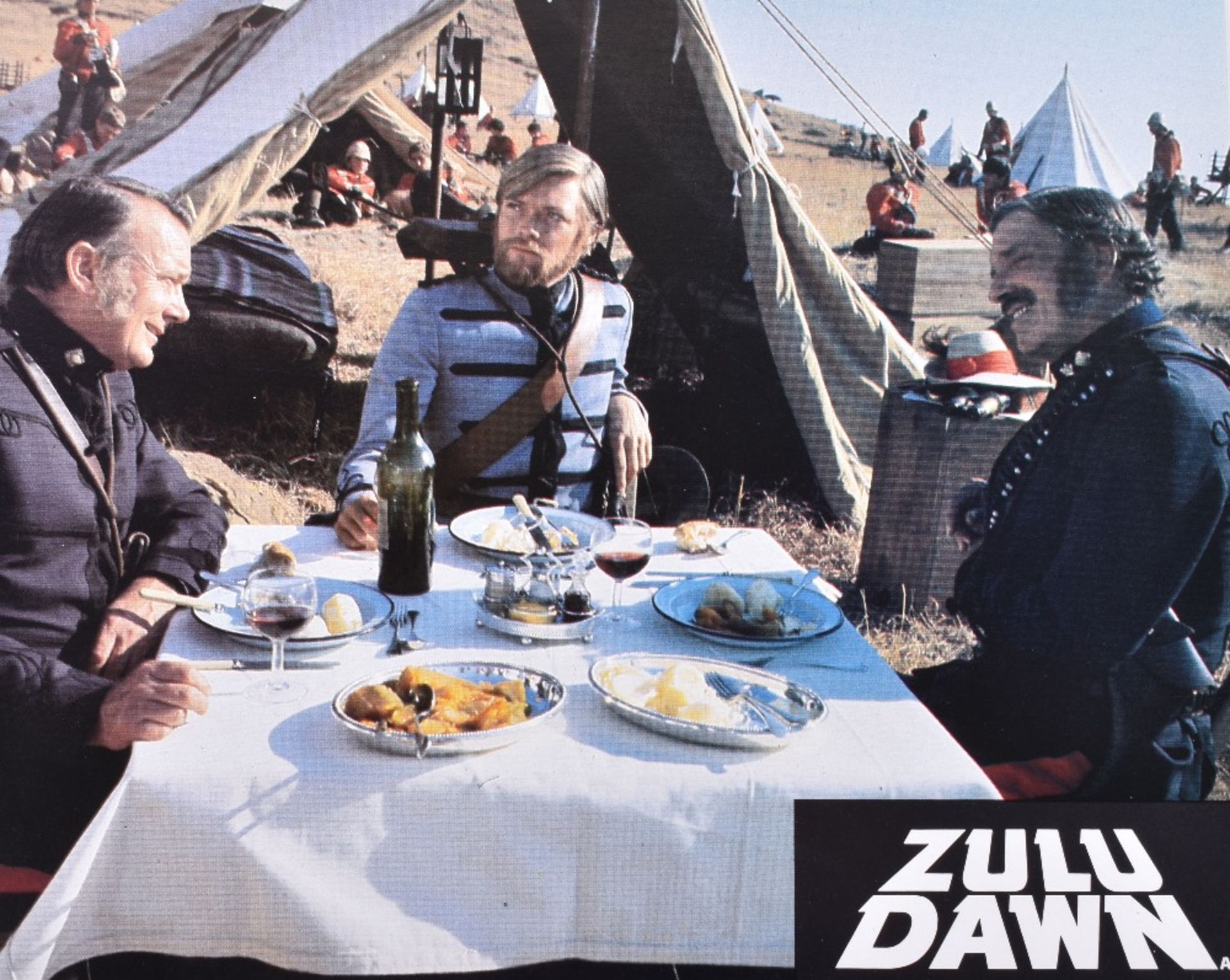 8x Front of House / Lobby Cards for the Motion Picture Zulu Dawn (1979)