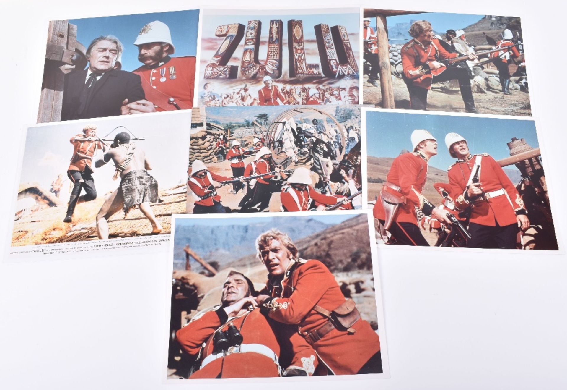 10x Coloured Print Photographs from the Film Zulu (1964) - Image 2 of 3