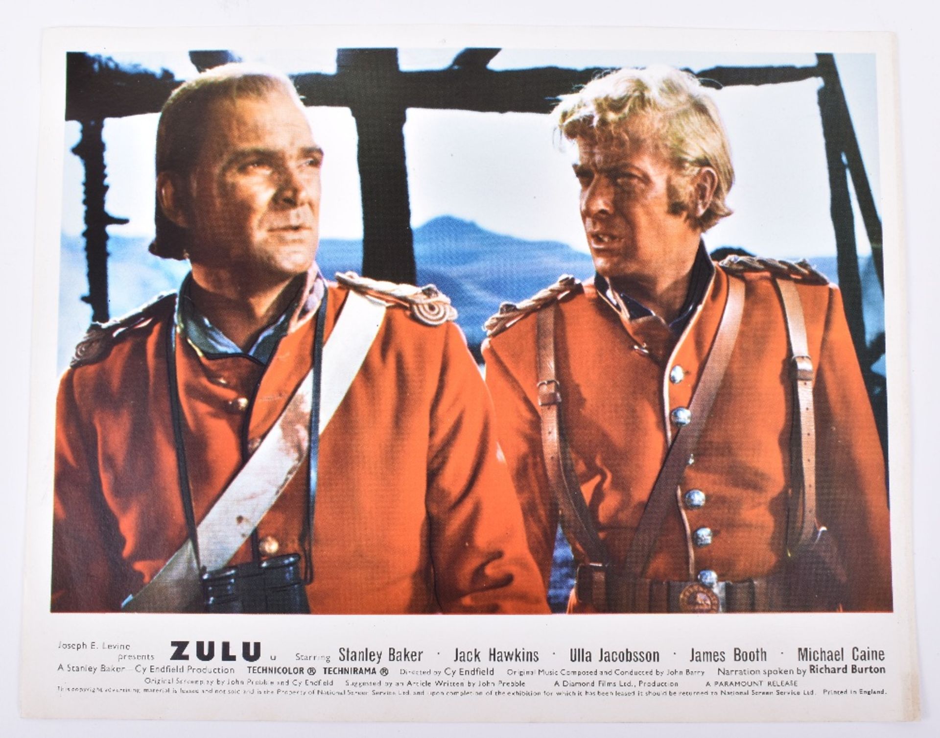 8x Zulu (1964) Front of House Film Stills - Image 2 of 3