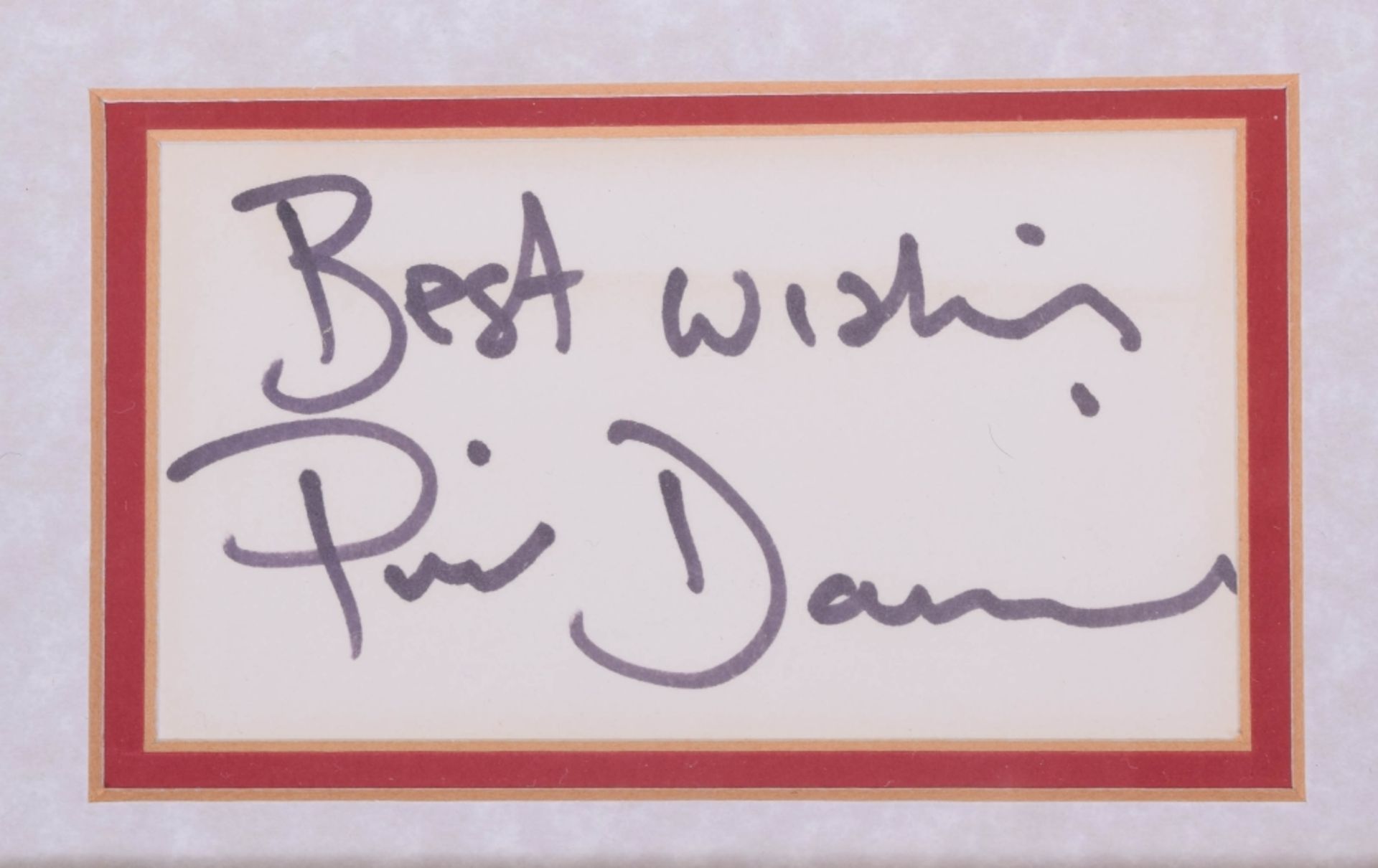 Grouping of Framed Autographs of Actors from Zulu Dawn (1979) - Image 3 of 7