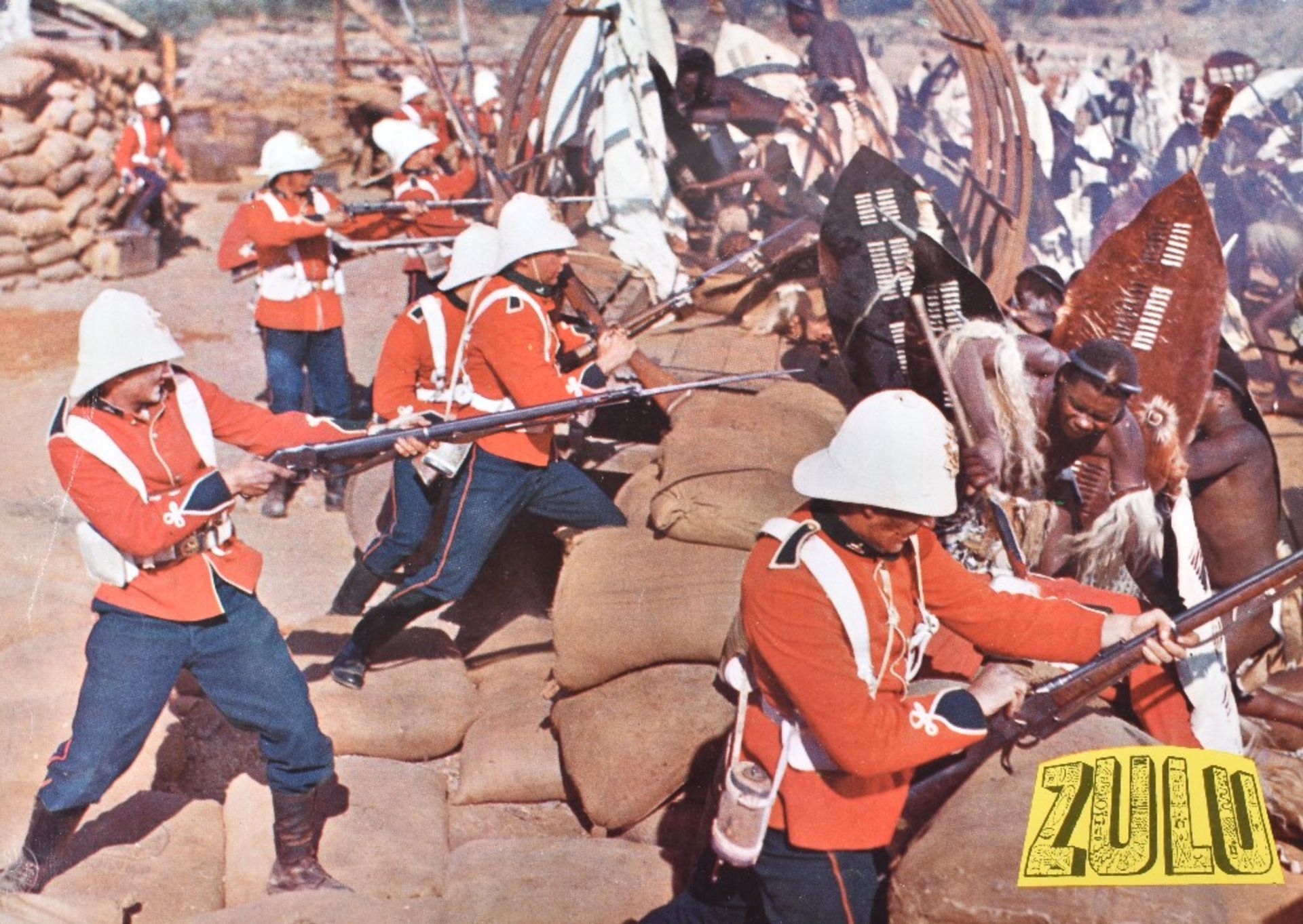 14x Original Cinema Lobby Cards for Zulu (1964)