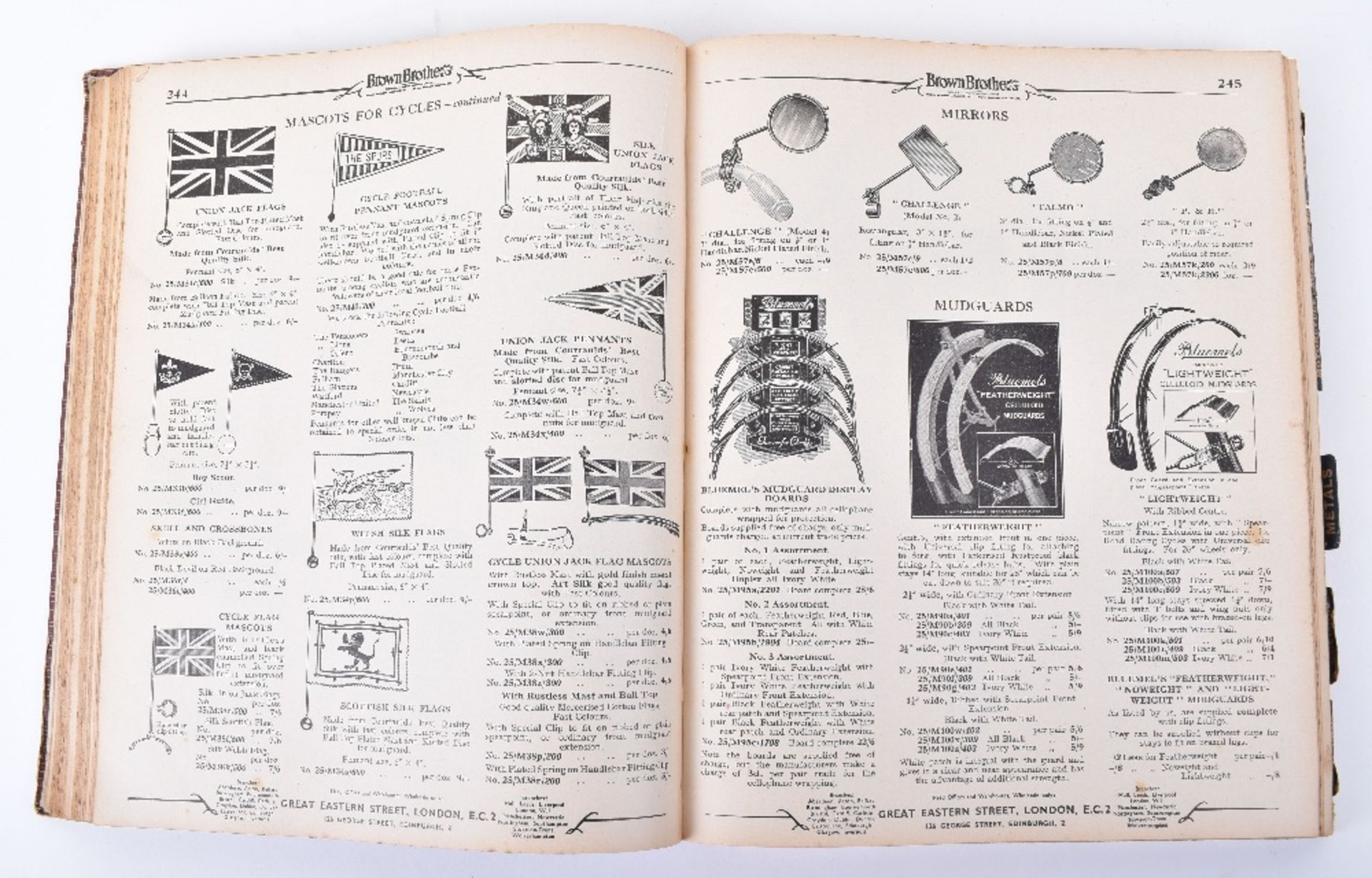 Fascinating 1939 Illustrated Catalogue for Cycle & Motor Cycle Accessories & Fittings - Image 4 of 6