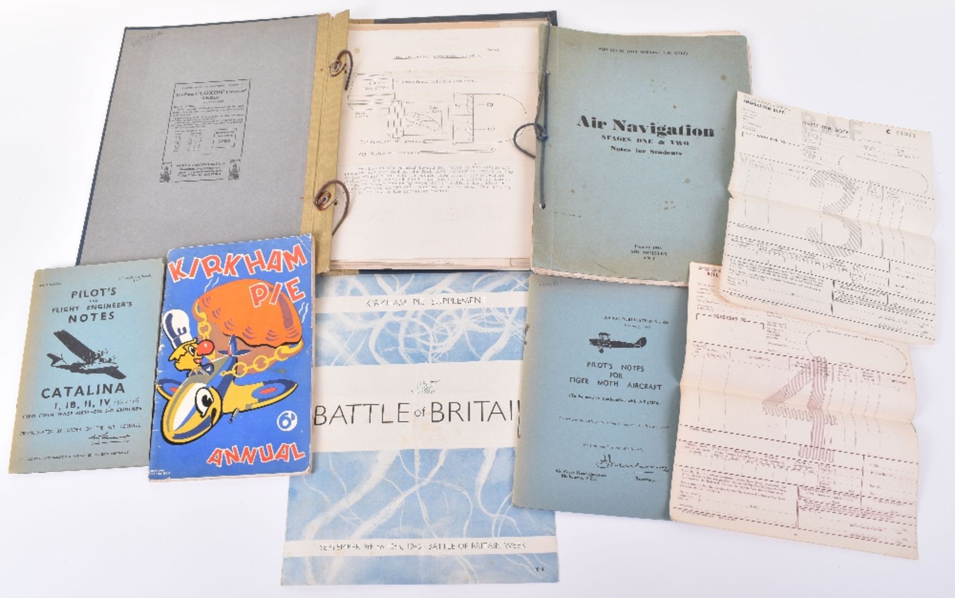 Selection of RAF Training Notes, Pamphlets