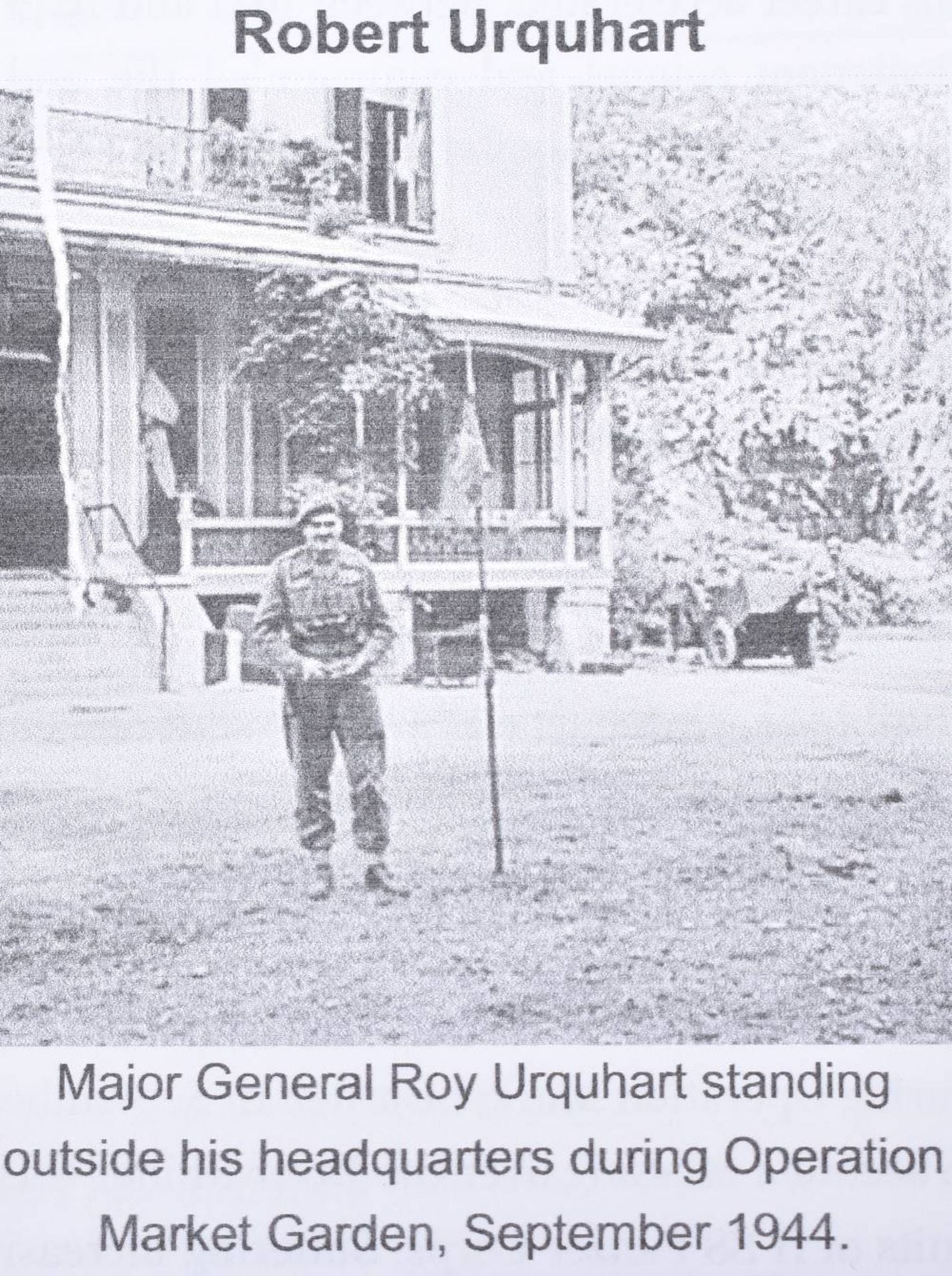 Major General Robert Urquart GOC 1st Airborne Division at Arnhem - Image 4 of 4