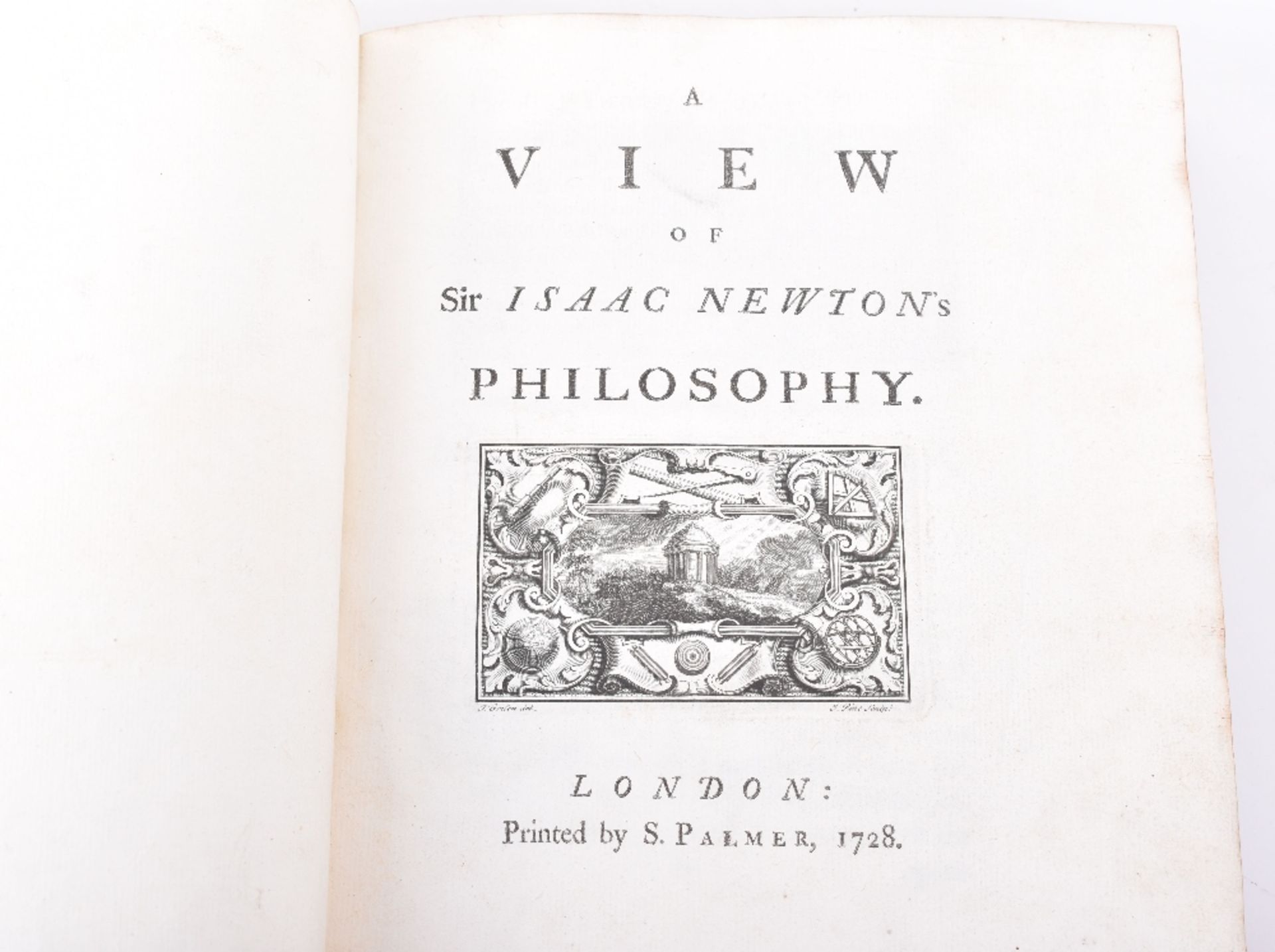 A View of Sir Isaac Newton's Philosophy by Henry Pemberton. 1st Edition 1728, Printed by S.Palmer, L - Image 2 of 6