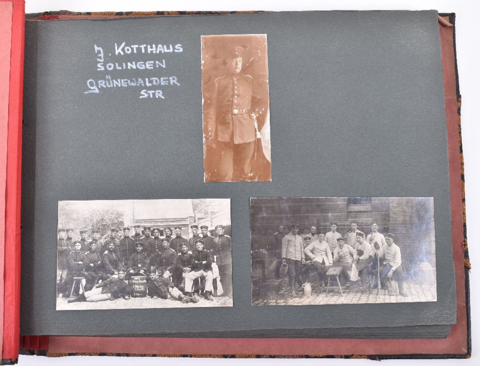 WWI Imperial German Photograph Album - Image 4 of 16