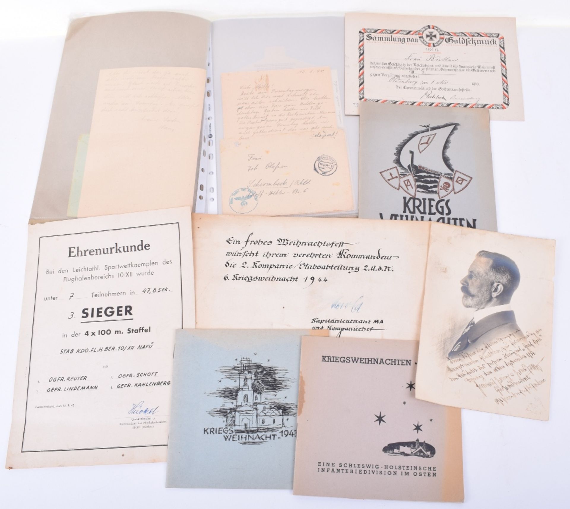 Mixed selection of Third Reich and German Empire Ephemera