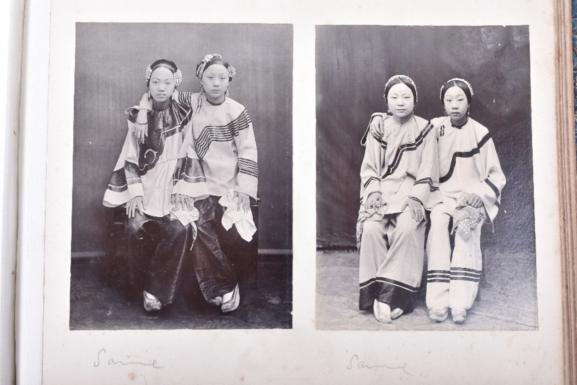 Important Pair of Chinese Photograph Albums circa 1900 - Image 11 of 73