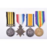 Royal Navy Africa General Service and WW1 Campaign Group of Four