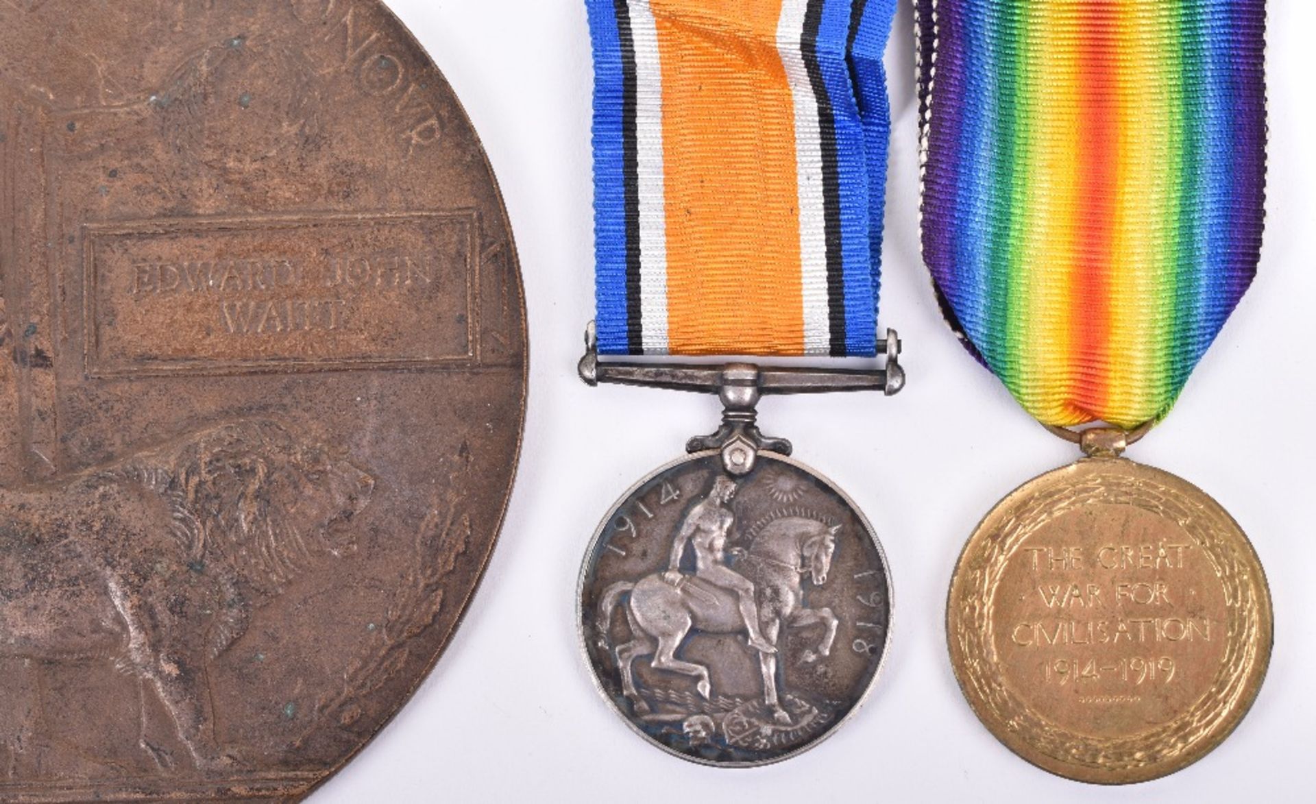 Great War Casualty Medal Group 10th London Regiment - Image 3 of 3