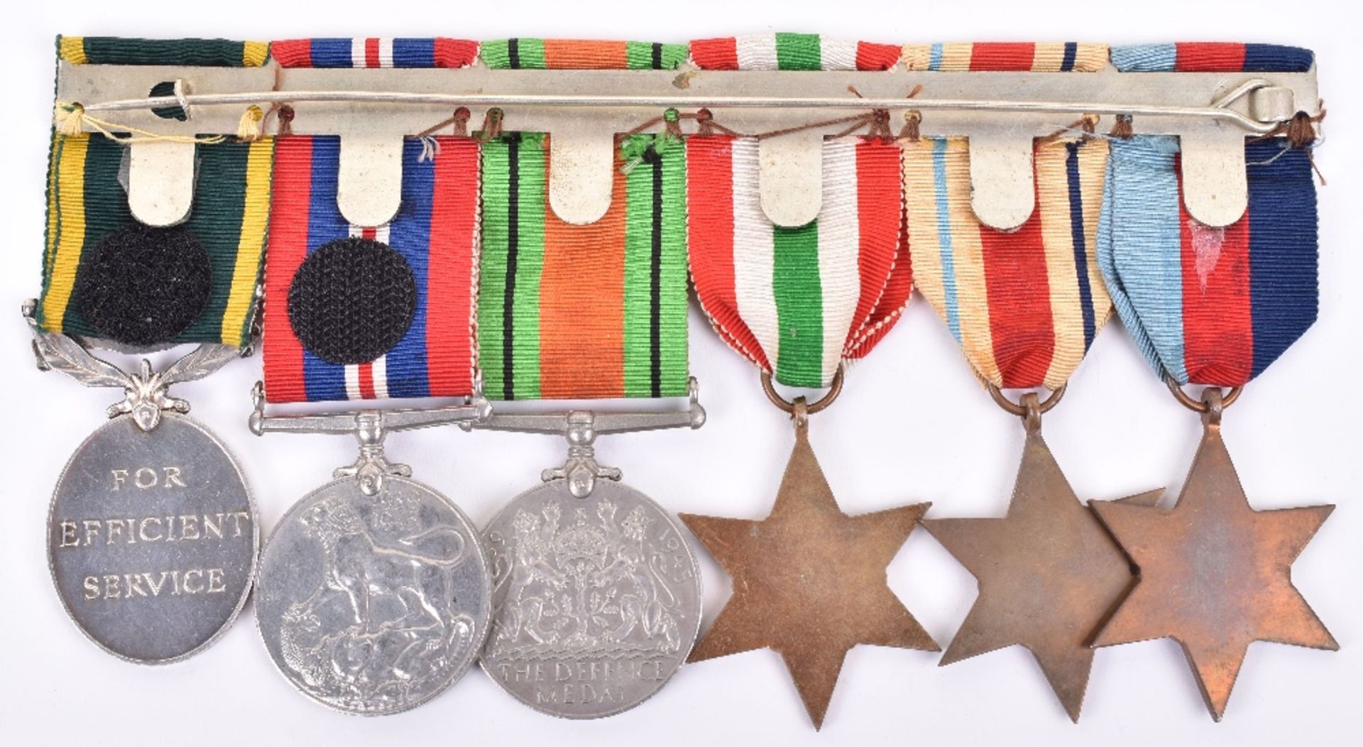 WW2 Campaign and Territorial Efficiency Medal Group of Six Royal Fusiliers - Image 4 of 4