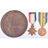 1914 Star Casualty Medal Group of Three Officer 10th London Regiment