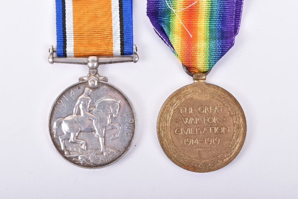 Great War Medal Pair Engineer Commander Royal Navy - Image 3 of 3