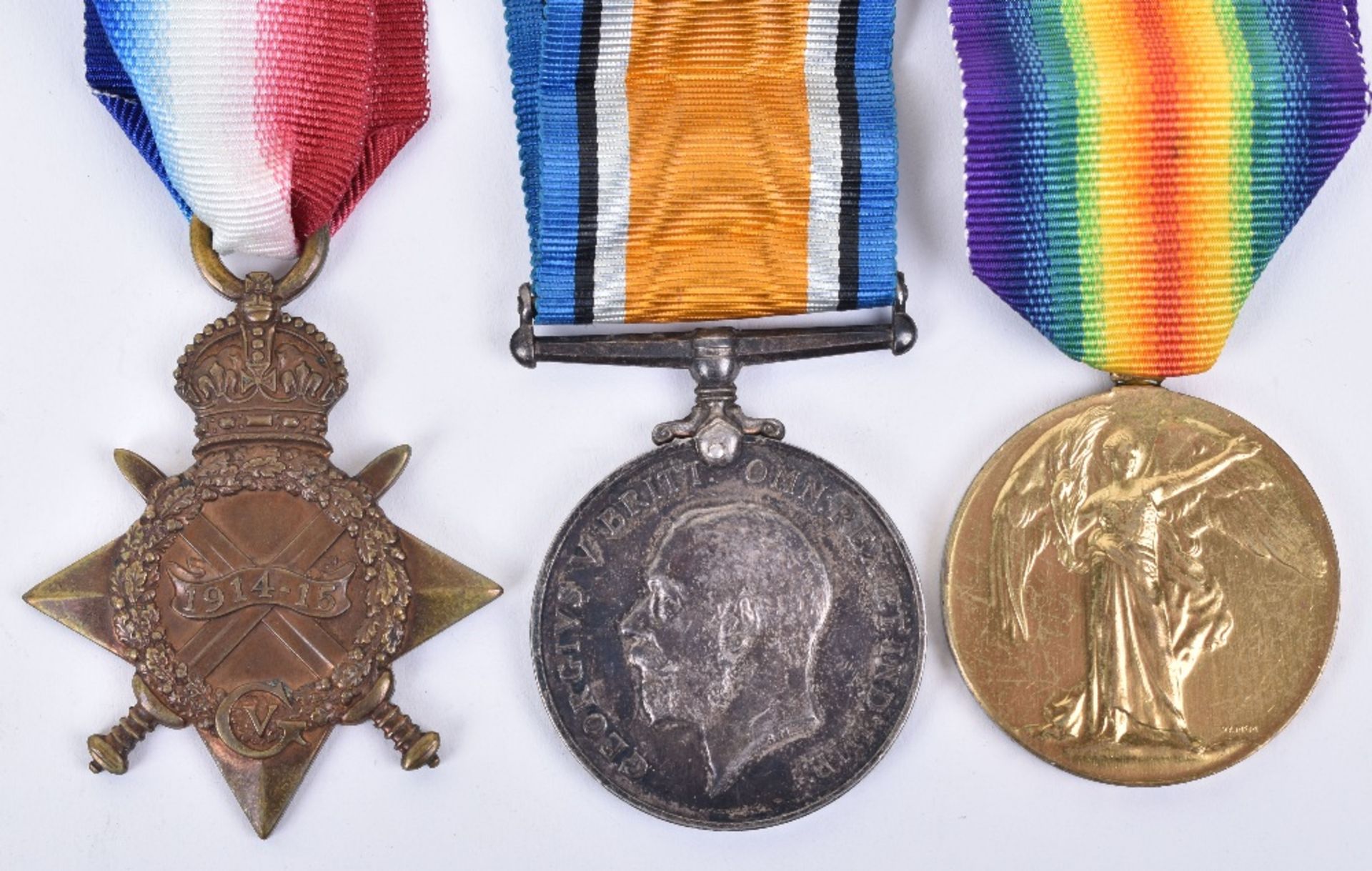 1914-15 Star Medal Trio 10th London Regiment