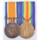 Great War Medal Pair of Lieutenant Edward Harold Stewart Grant 2/10th London Regiment