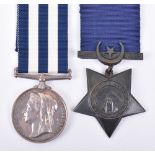 Victorian Egypt & Sudan Campaign Medal Pair Royal Navy