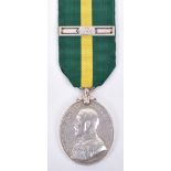 Rare George V Territorial Force Efficiency Medal with Bar 9th London Regiment