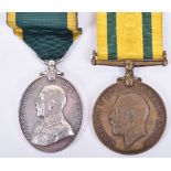 WW1 Territorial Force War Medal Pair 10th London Regiment