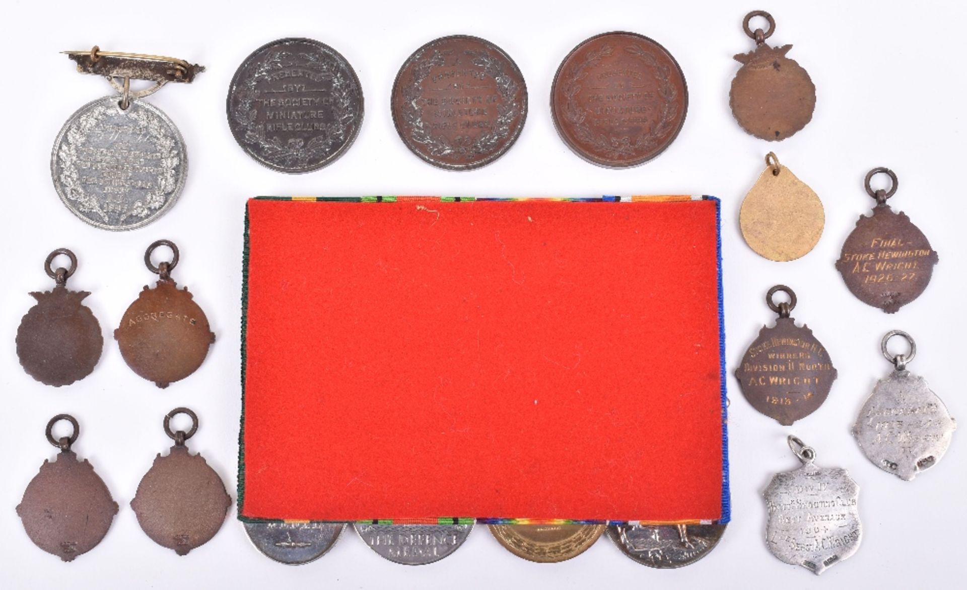 Scarce WW1 and Territorial Medal Group of Four Royal Navy and 10th London Regiment - Image 4 of 4