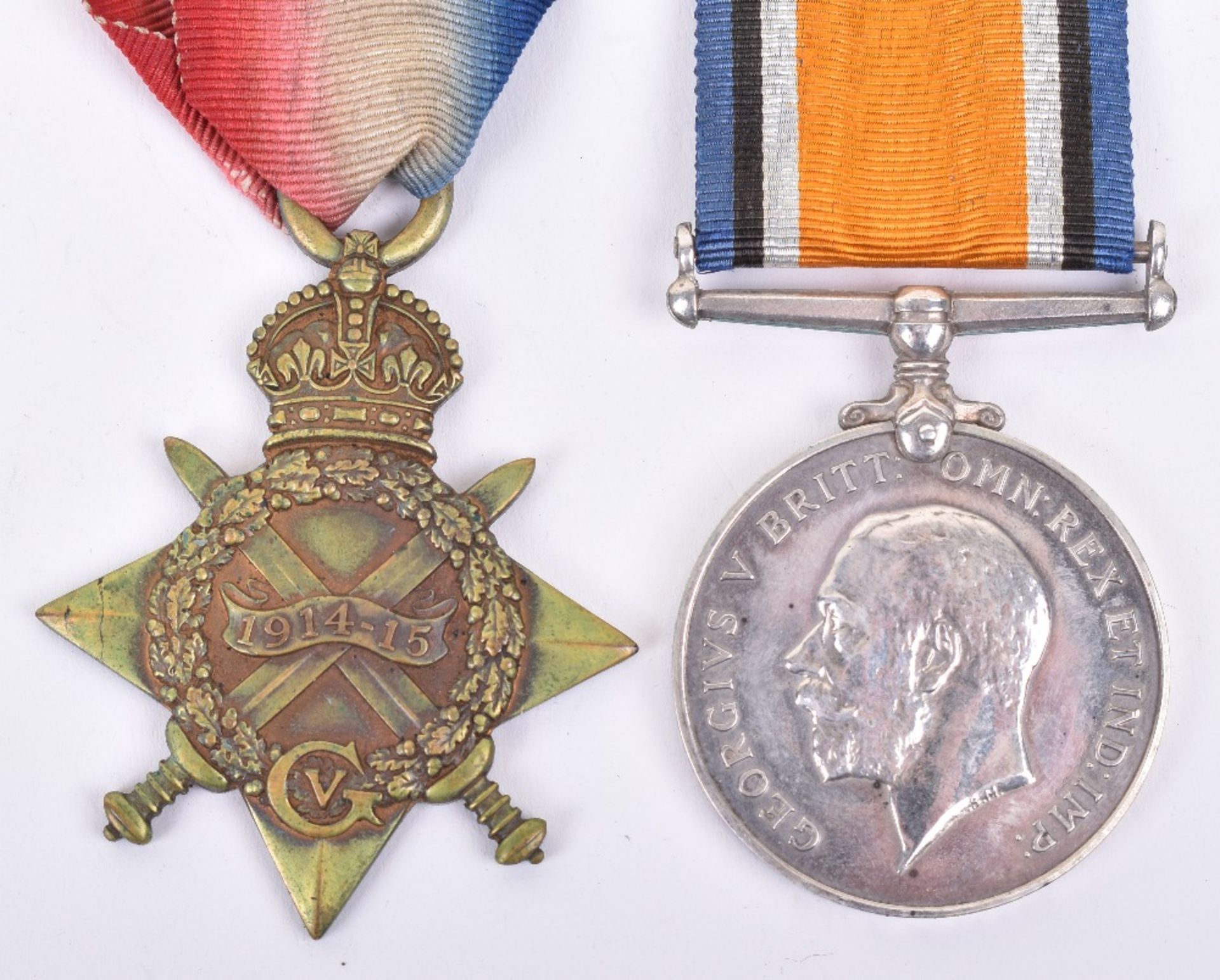 2x Great War Medals of 10th London Regiment Interest