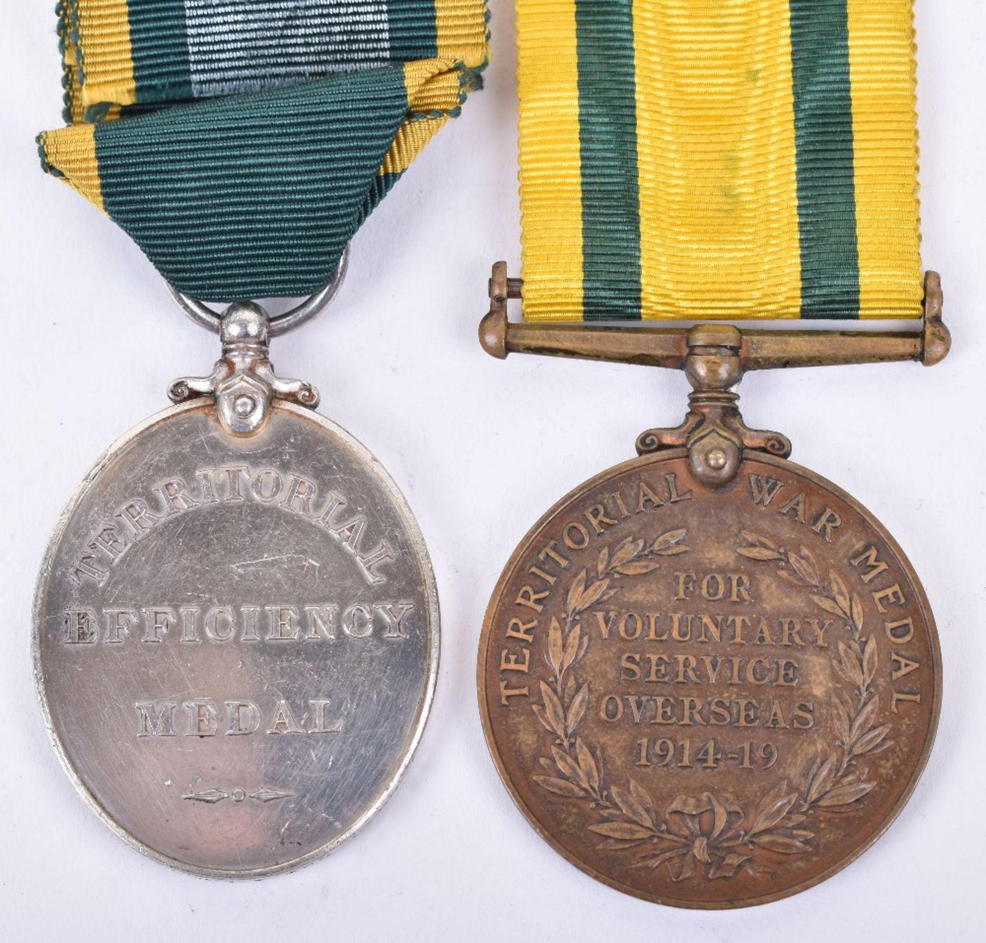 WW1 Territorial Force War Medal Pair 10th London Regiment - Image 3 of 3