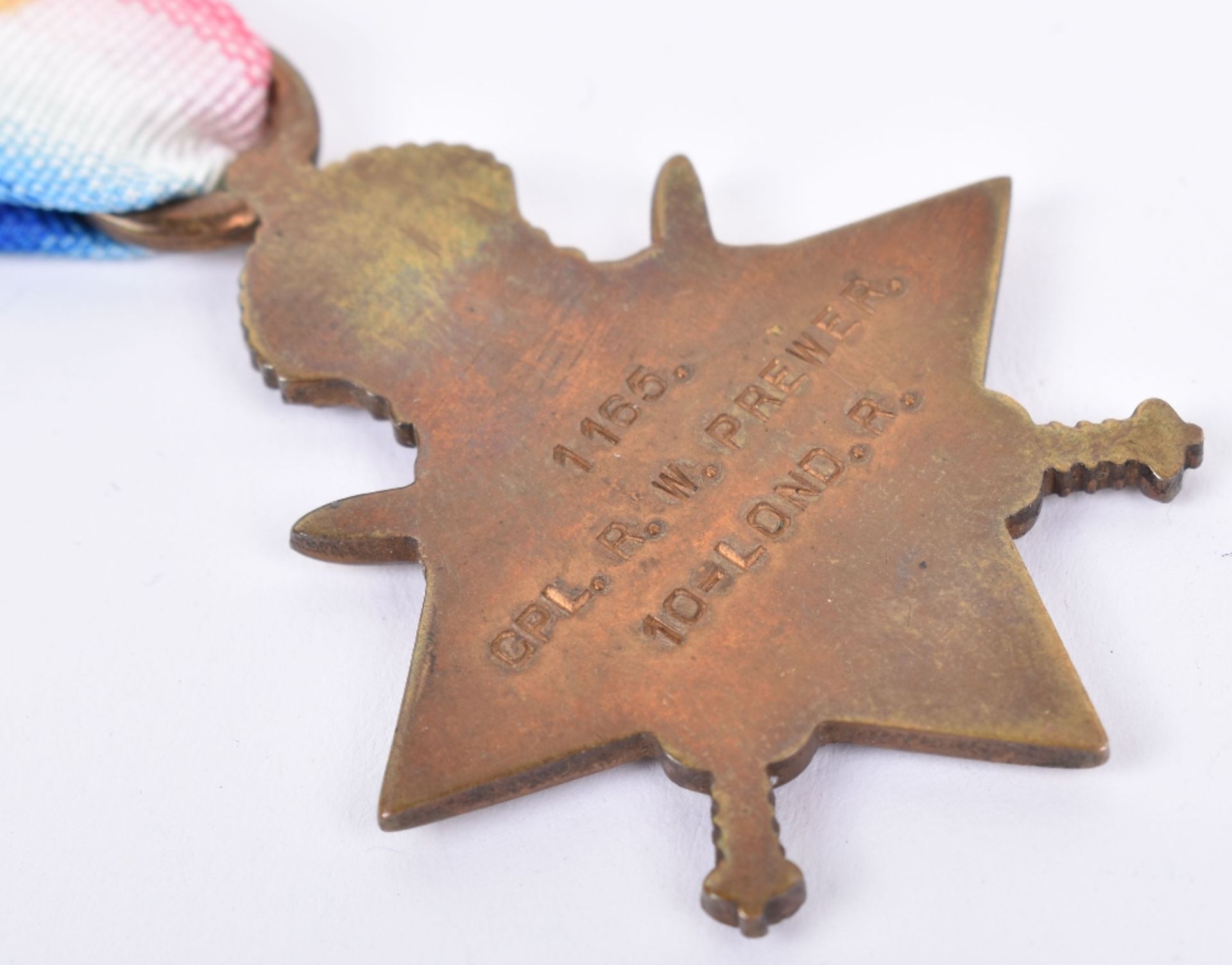 1914-15 Star Medal Trio 10th London Regiment - Image 4 of 4